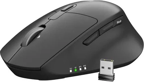 Set tastierë e maus Natec Stingray 2, wireless, full-size, Bluetooth, e zezë