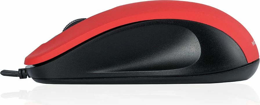 Maus Modecom M10S Silent M-MC-M10S-500 1000 DPI USB i kuq