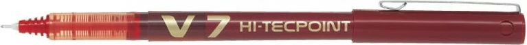 Stilolaps rollerball, Pilot, V7 (BX-V7-R/BXV7R), majë e hollë, i kuq