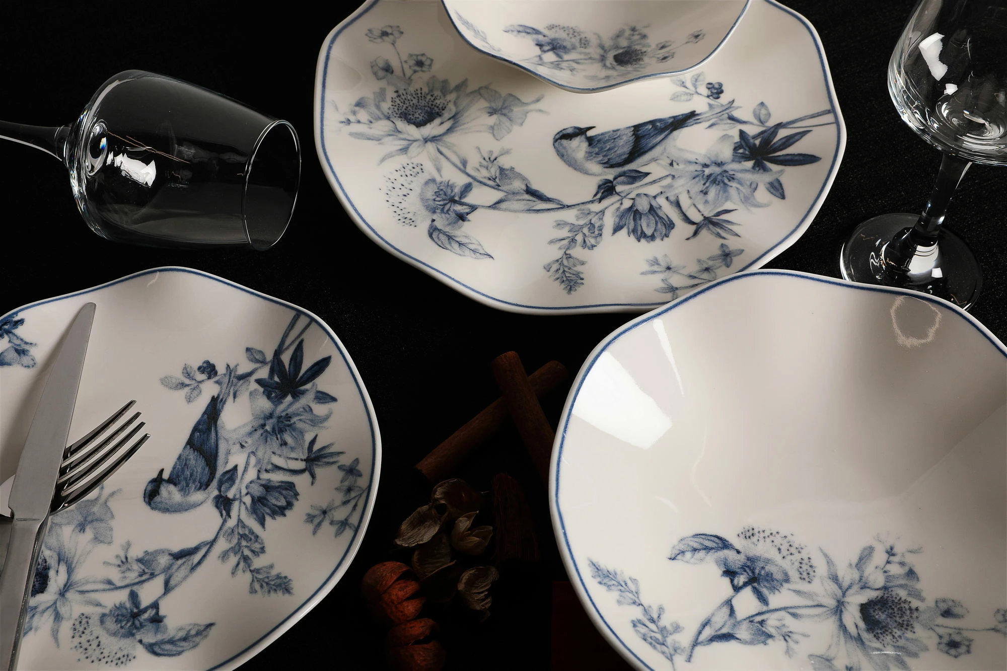 Set enësh për drekë (24 copë), Hermia, GBSNES24Y4E1891
