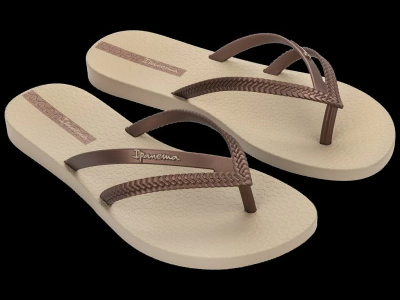 Flip-flopa për femra Ipanema, bezhë