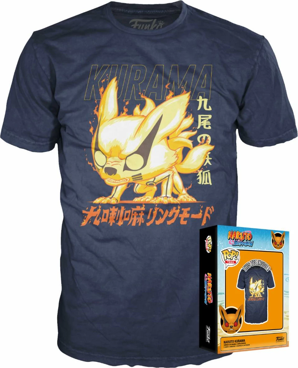 Maicë Funko POP! Naruto Kurama, set me figurë koleksionuese, blu e errët