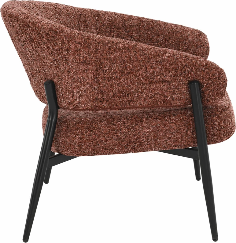 Fotelje Moritz, terrakota, 73x72x75 cm