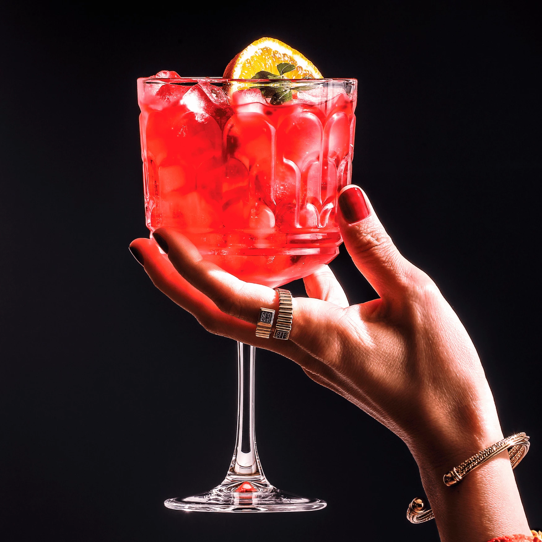 Gotë kokteji LAV Horeca Archie 470ml, transparente, set 6 copë