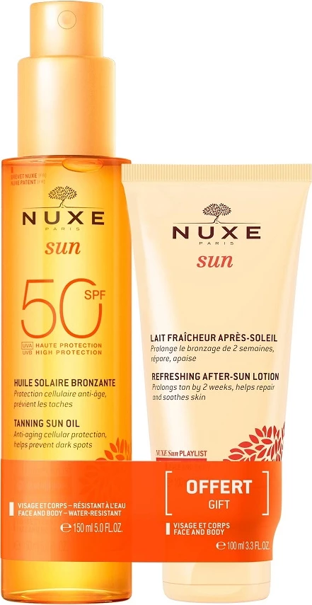Set për diell Nuxe Sun SPF50, 150ml + balsam pas diellit 100ml
