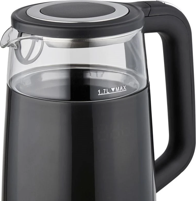 Vluese uji ELDOM C530 NEVO, 1.7 L, 2200 W, e zezë/transparente