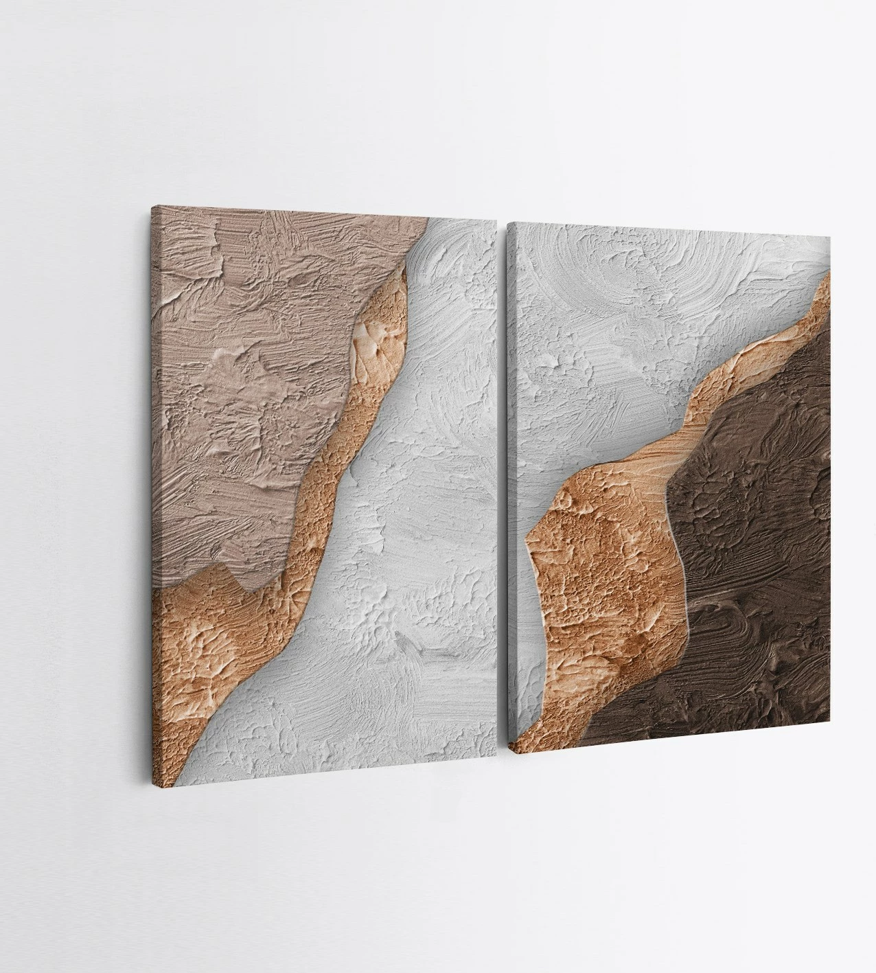 Pikturë dekorative në kanavacë (2 copë), Wallity, 2KNV4301, 50x70cm