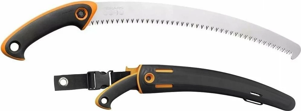 Sharrë Fiskars SW 330 për degë, zezë/ portokalli