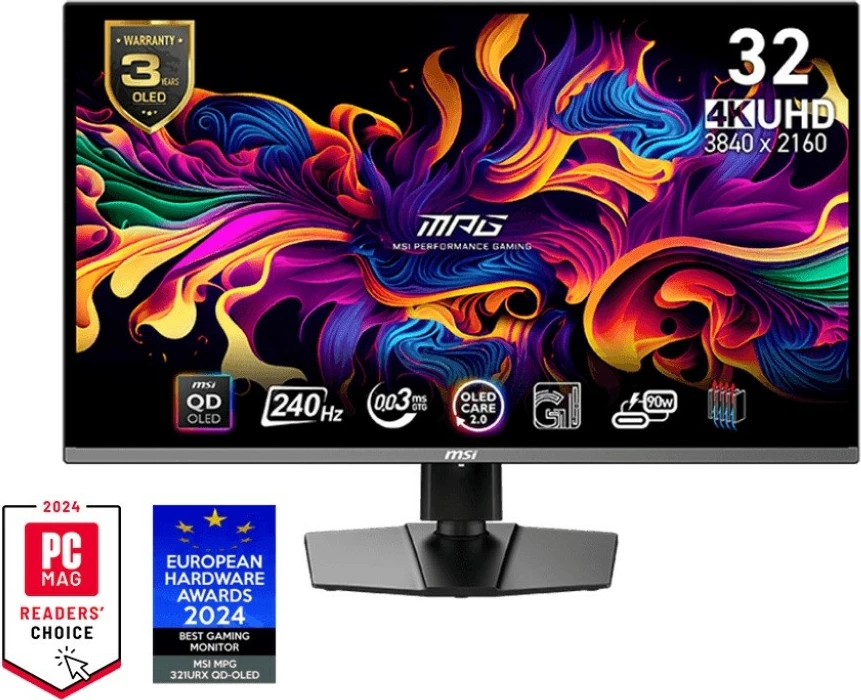Monitor MSI MPG 321URX QD-OLED 31.5" 4K UHD 240Hz QD-OLED, i zi