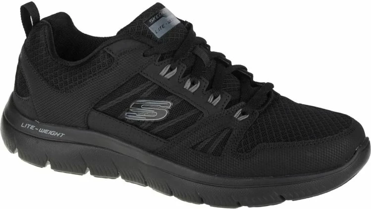 Atlete Skechers për meshkuj, të zeza