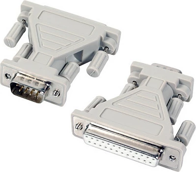 Adapter D-Sub EFB Elektronik EB914, DB9 Mashkull në DB25 Femër, bezhë