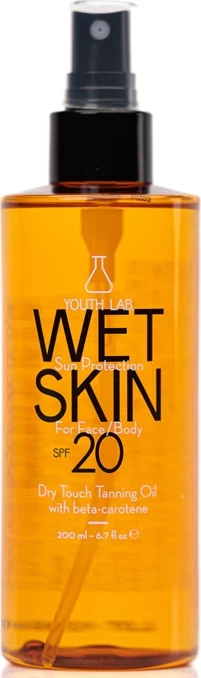 Vaj për nxirje Youth Lab Wet Skin, SPF20, 200 ml