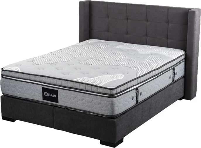 Dyshek Deja Vu, gri, 160x200x34cm