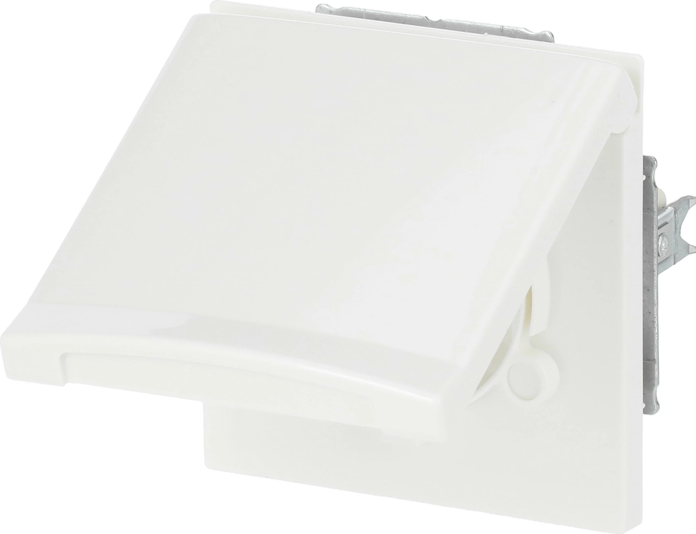 Kapak mbrojtës për prizë/switch Busch-Jaeger 2CKA002064A0289, IP44, 70x70 mm, screwless, blu