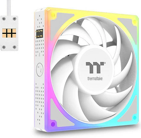Ventilator kasë Thermaltake TOUGHFAN EX 140 ARGB Sync, 140mm, PWM, 3 copë, i bardhë
