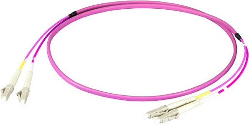 Kabllo patch optike duplex EFB Elektronik LC-LC OM4, 5m, LSZH, Flat-Twin 3x5mm, vjollcë