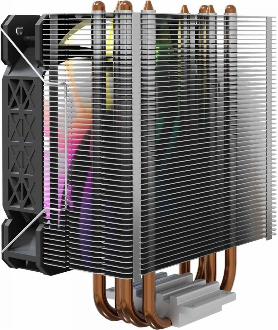 Kasë ftohëse procesori Savio Vortex X2 ARGB, 120 mm, 4 heatpipe, ARGB