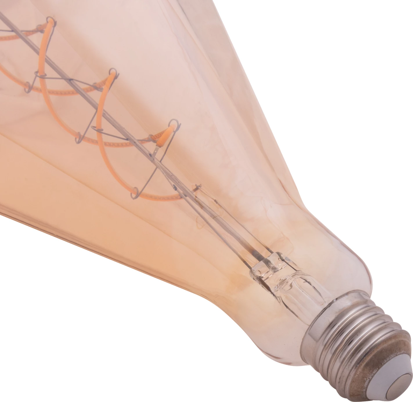 Llambë LED filament, 8W, E27, 3000K, ngjyrë ari, e zbehtë