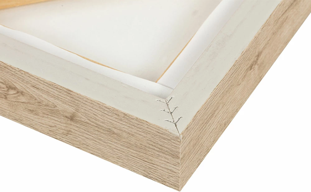 Pikturë dekorative Meadow A, kornizë druri natyral, kanavacë, kafe-bezhë, 60x80x3.2cm