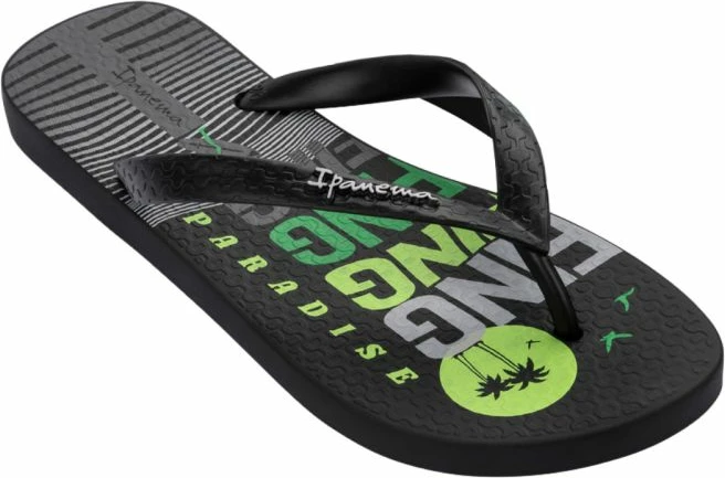 Papuqe meshkuj Ipanema, të zeza dhe të gjelbra