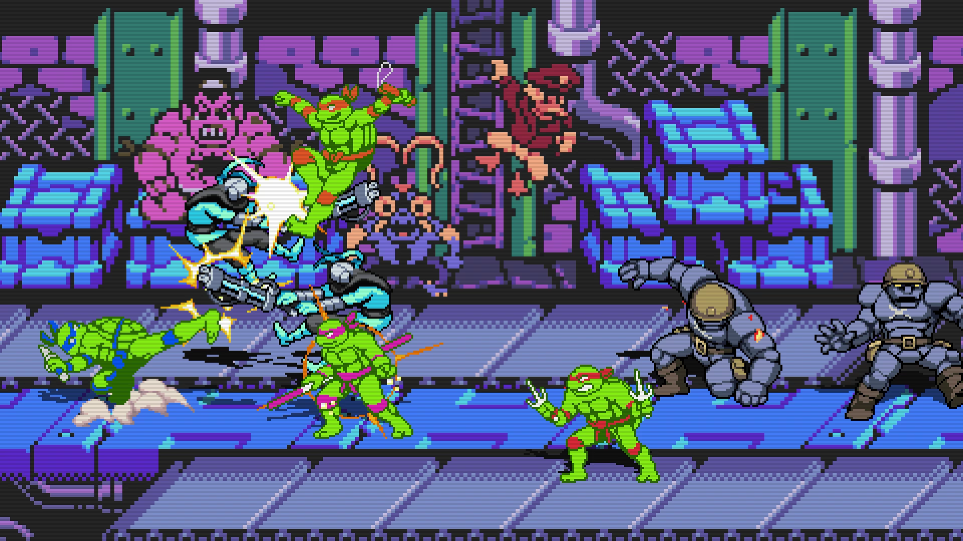 Lojë PS4 Merge Games Teenage Mutant Ninja Turtles: Shredder's Revenge Anniversary Edition, me DLC Dimension Shellshock