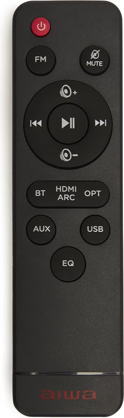 Altoparlant/radio retro Aiwa BSTU-750BK 50W Bluetooth 5.0 FM USB HDMI ARC/CEC optik RCA, i zi