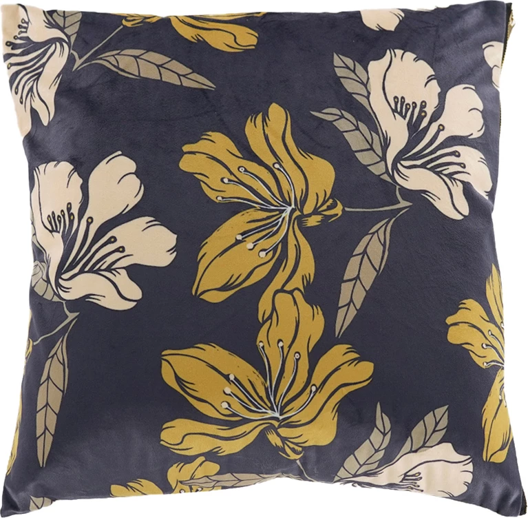 Jastëk dekorativ Auris, kadife, shumëngjyrësh, 45x45cm