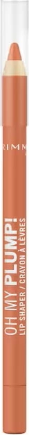 Laps për buzë Rimmel Oh My Plump! 030 Oh Honey! për femra, 1.2g