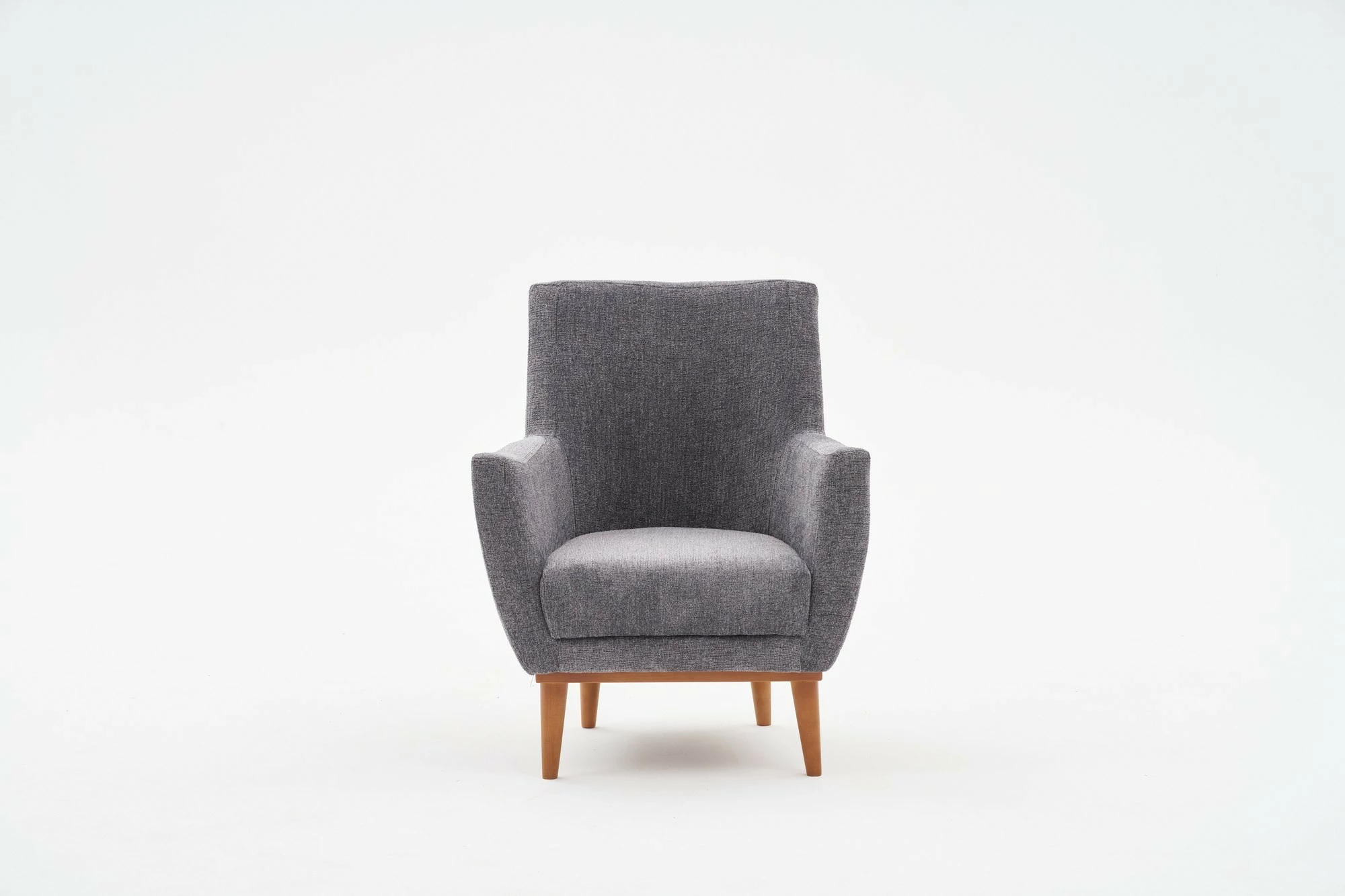 Karrige Wing Atelier del Sofa, Gonca, ngjyrë gri
