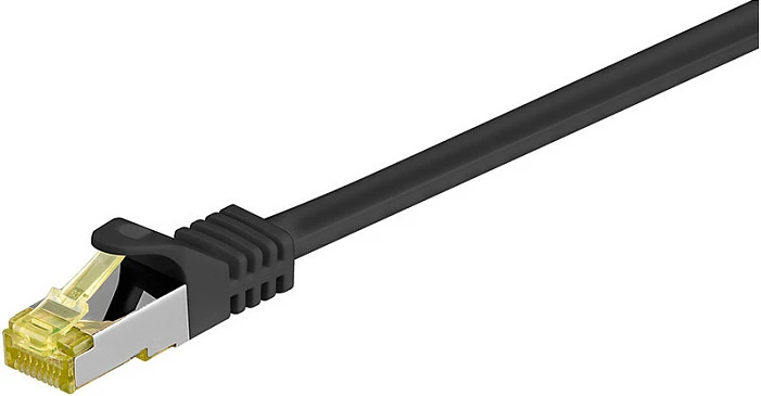 Kabllo rrjeti Goobay RJ-45 Patch, Cat 7 SFTP, 3 m, 500 MHz, e zezë