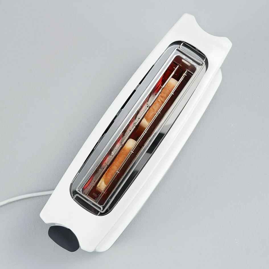 Tostues Severin AT 2232, 2 feta, 800 W, Bardhë/Gri