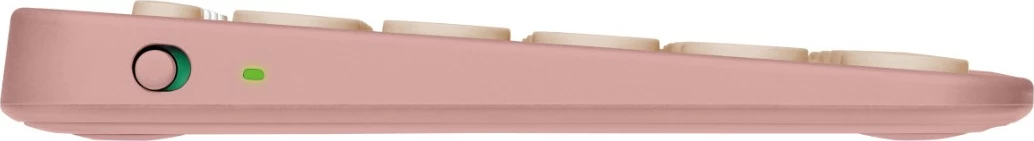 Tastierë mini Logitech Pebble Keys 2 K380s, wireless, Bluetooth, QWERTY, rozë