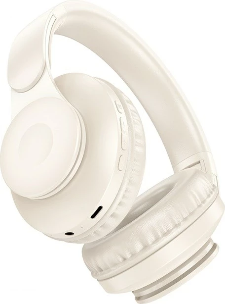 Kufje HOCO W45 pa tela, Bluetooth 5.3, mikrofon i integrum, e bardhë