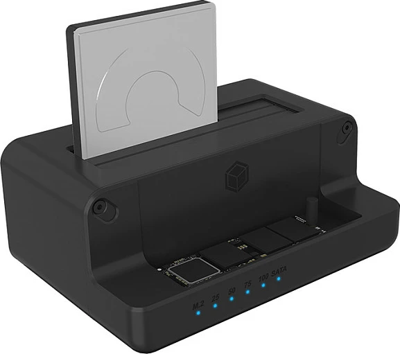Kasë e jashtme ICY BOX IB-2914MSCL-C31, për HDD/SSD 2.5/3.5/M.2, USB 3.2 Gen 2, e zezë