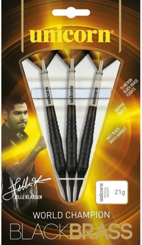 Shigjeta për darts Unicorn, për meshkuj dhe femra, të zeza [Pesha: 19 g]