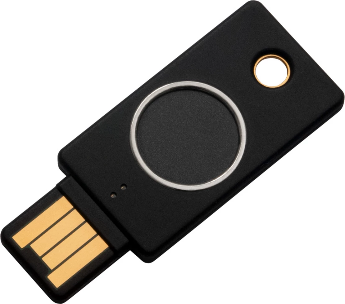 çelës sigurie Yubico YubiKey Bio FIDO, standard, i zi