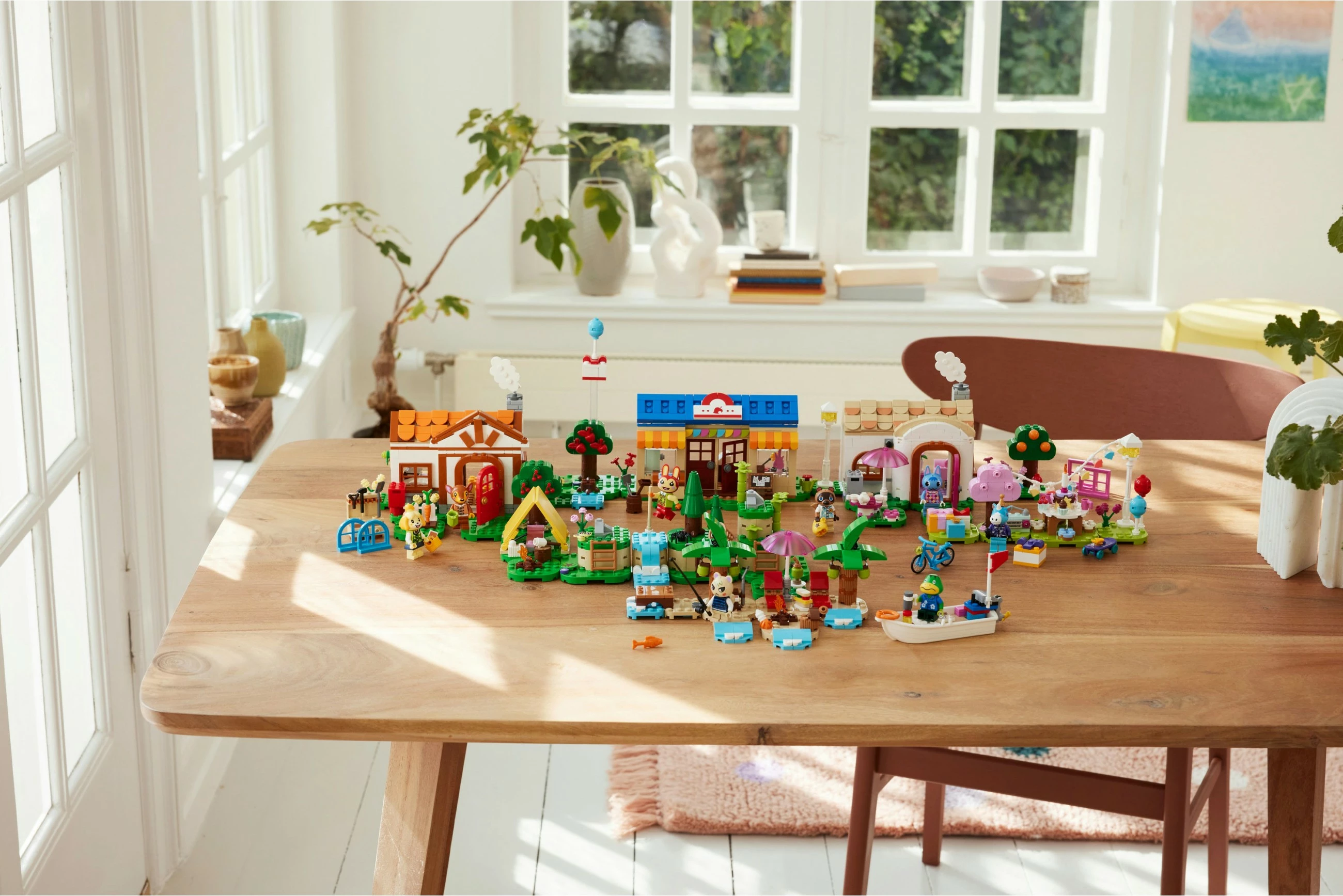 Set ndërtimi LEGO Animal Crossing 77046 Julian's Birthday Party, 170 pjesë, multikolor