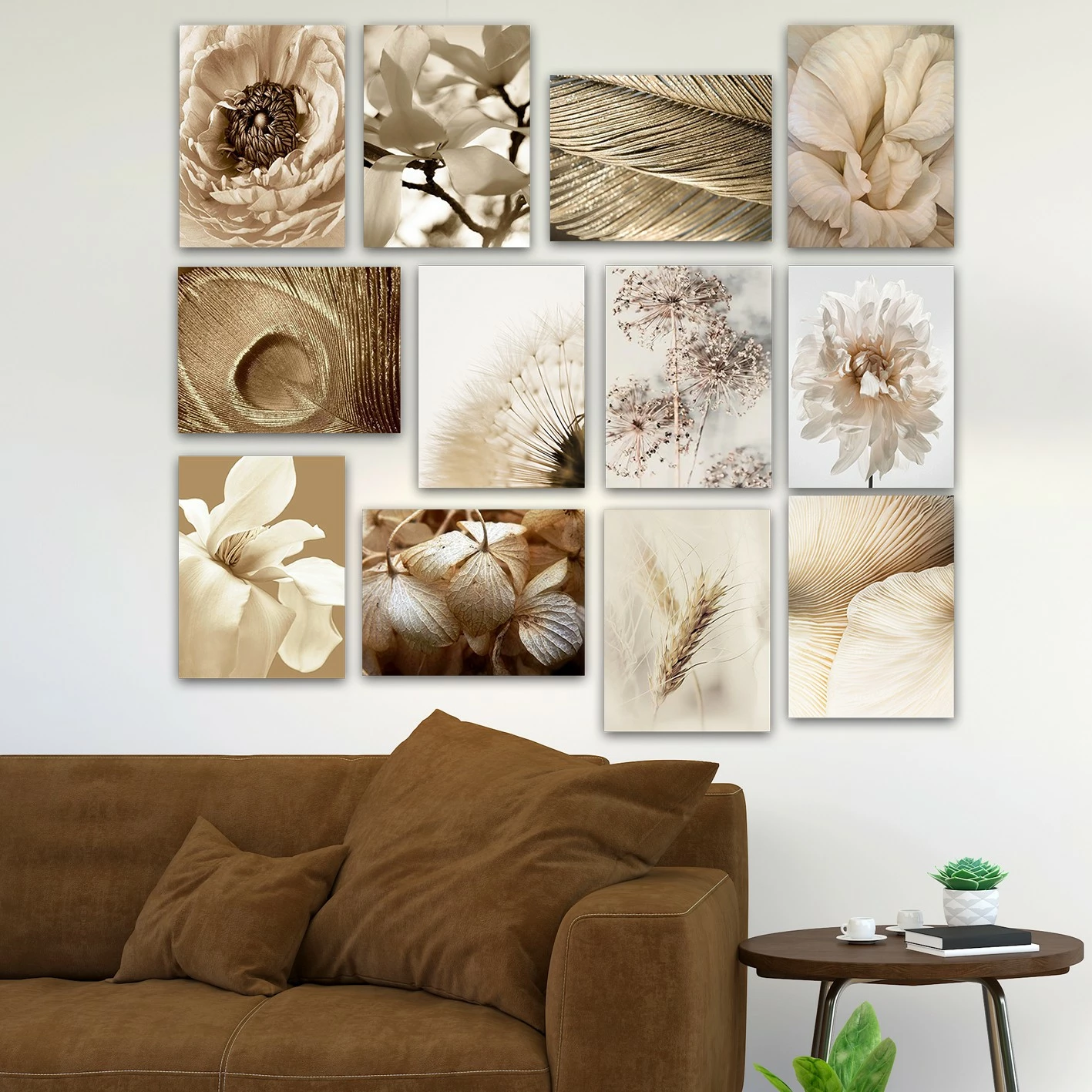 Piktura dekorative MDF (12 copë), Wallity, 12MDF33YS