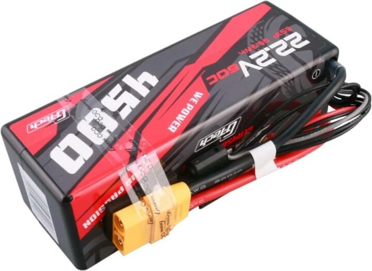 Bateri LiPo Gens ace G-Tech 4500mAh 6S1P 22.2V 60C HardCase për makina RC
