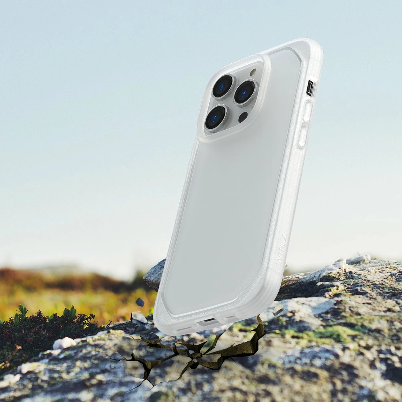 Mbështjellës Raptic X-Doria Slim për iPhone 14 Pro, Transparent