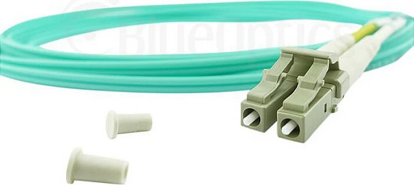 Kabllo fibre optike BlueOptics Patch LC-LC, OM3 multimode, 3m, aqua