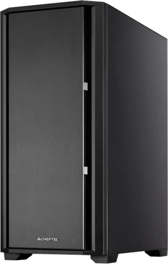 Kasë CHIEFTEC Pro Midi Q AS-02B-OP ATX, USB Type-C, izolim zëri, e zezë