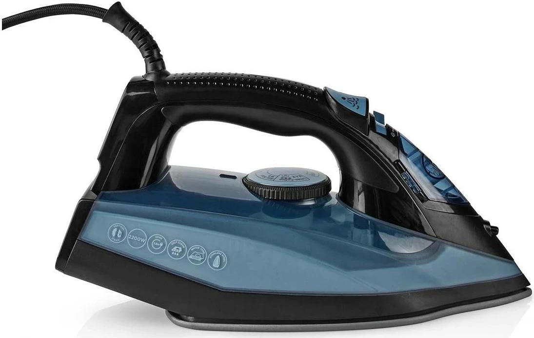 Hekur me avull Nedis IRON2000, pa kabllo, 2600W, pllakë qeramike, kaltër
