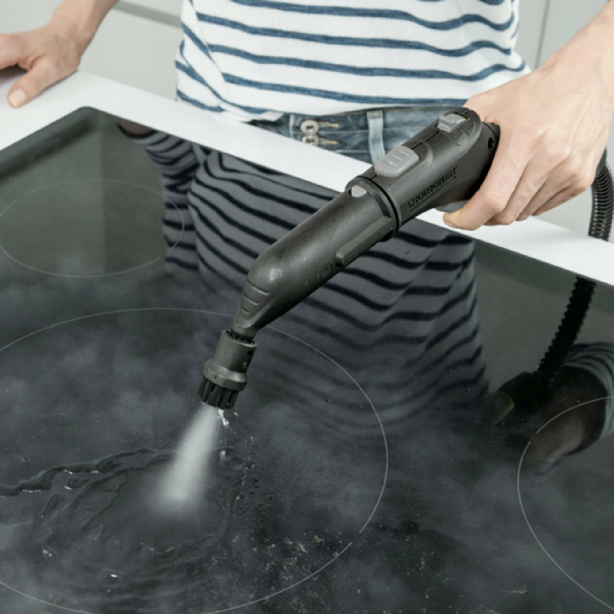 Pastrues me avull Karcher SC 5 EasyFix Iron 1.512-661.0, 2250 W, 4.2 bar, rezervuar 1.5 l, set me Hekur, i bardhë