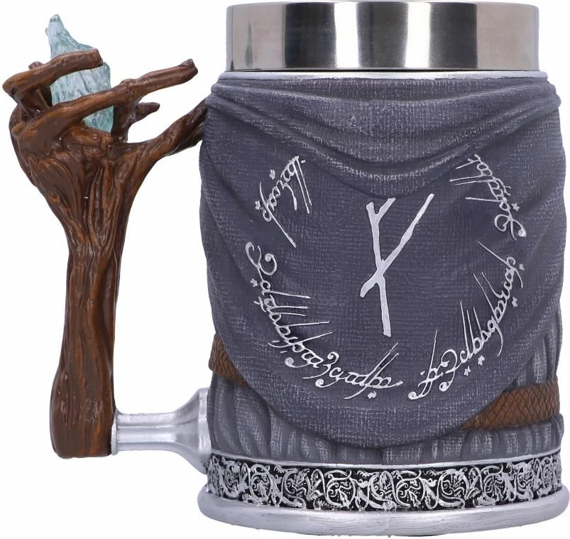 Mug NEMESIS NOW Lord of the Rings Gandalf the Grey 15.5 cm, gri