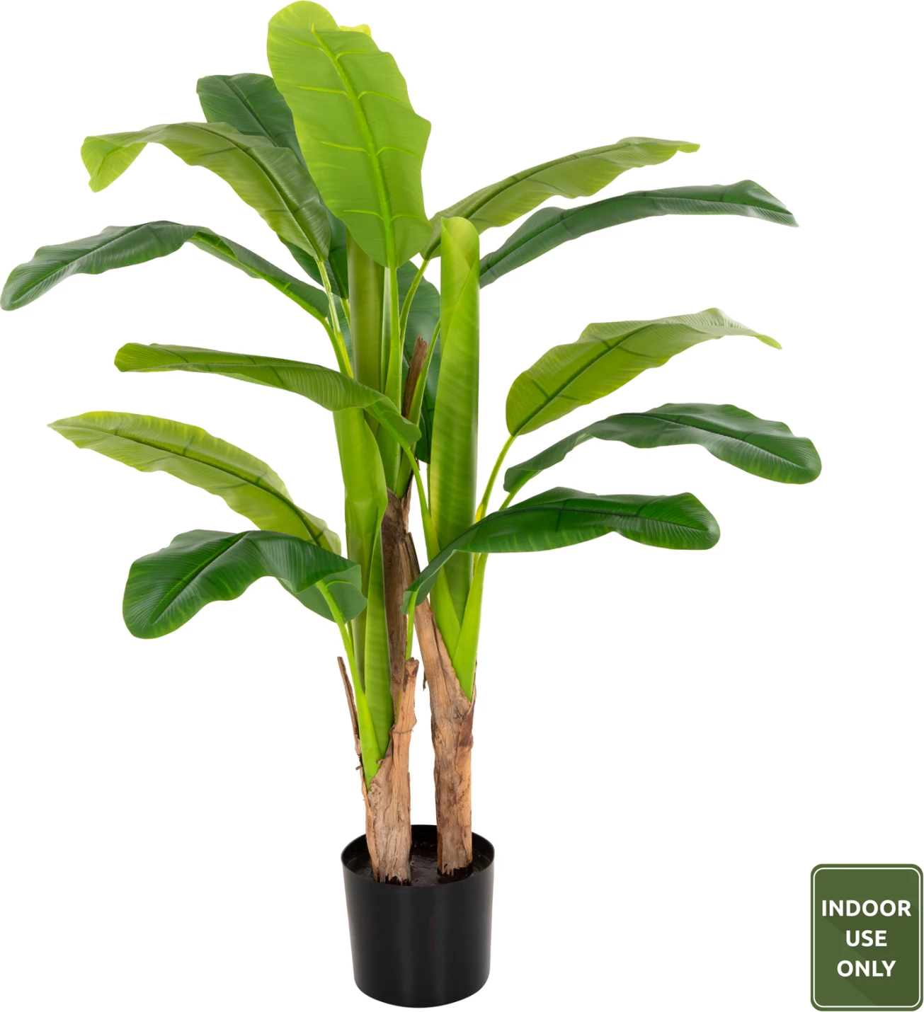 Bimë sintetike dekorative, FH7968, banane në vazo, 123H cm