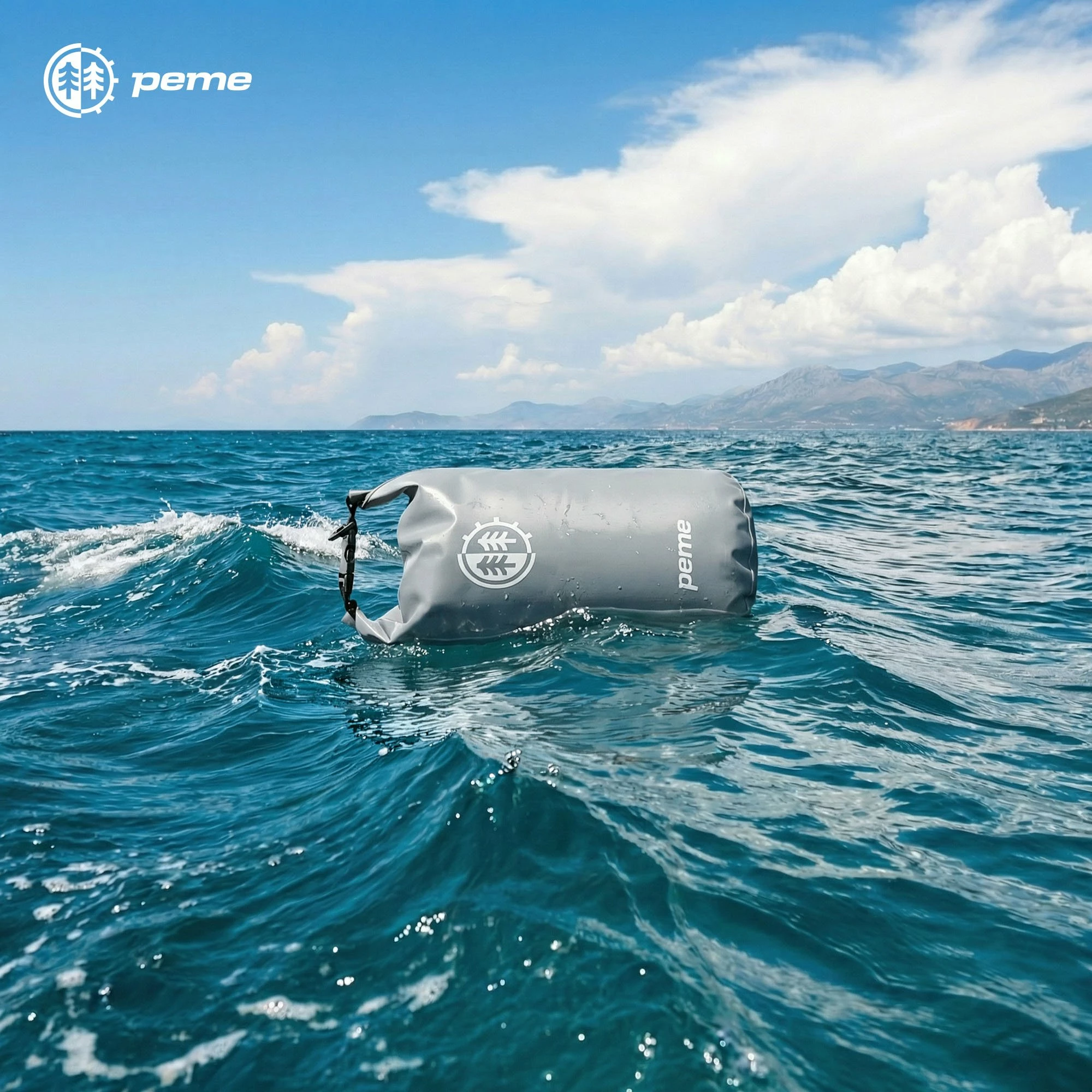 Çantë drybag Peme Hydro Dry Bag 10L, gri