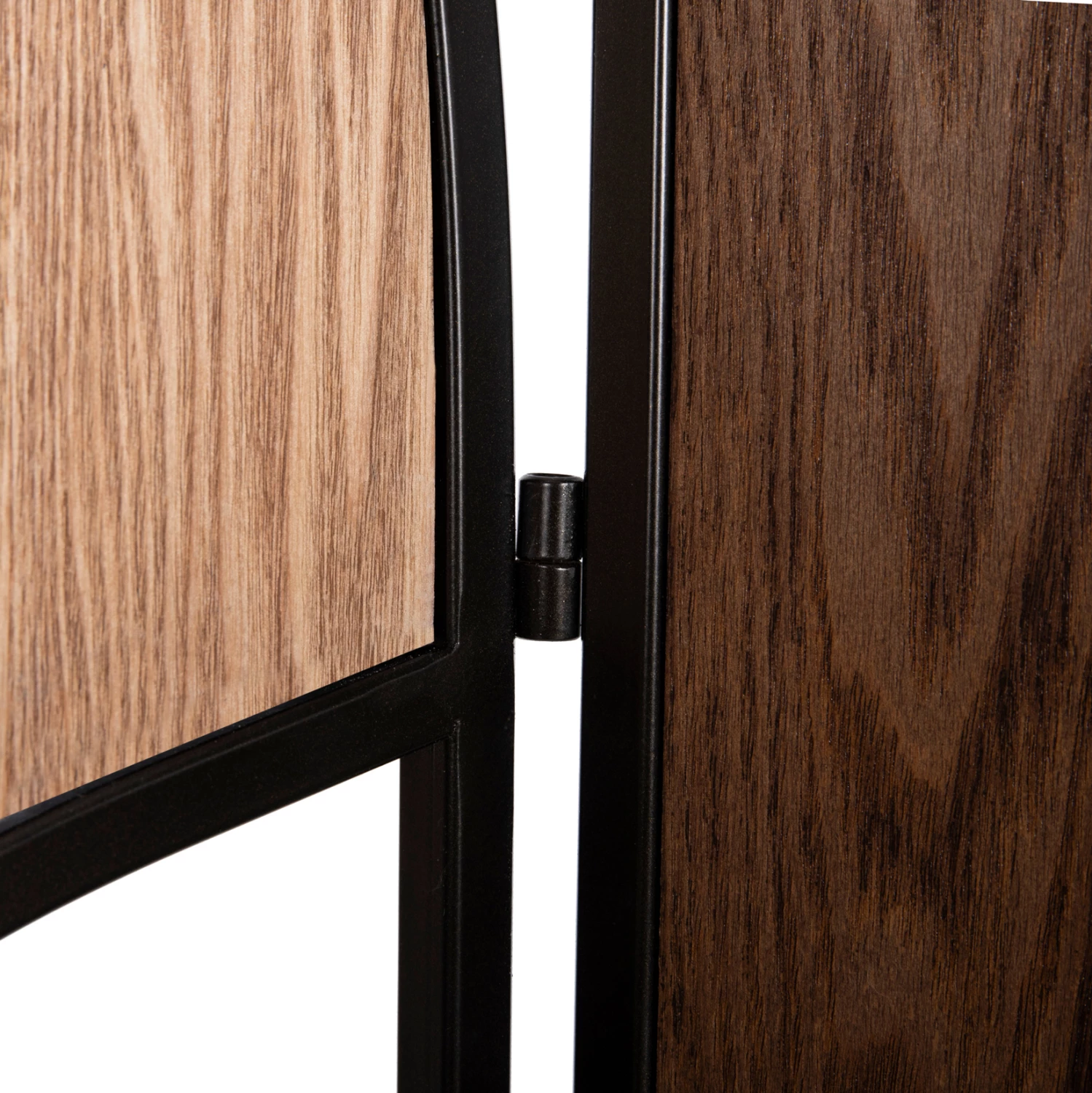 Ndalesë me 6 fletë CRYPT FH4221 MDF në 4 ngjyra-kornizë metali e zezë 241x1,5x180Hcm