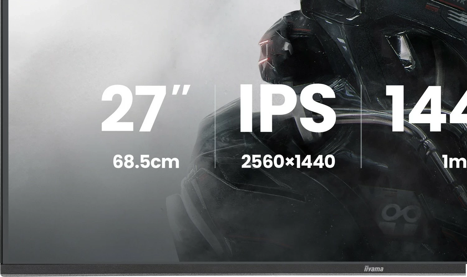 Monitor iiyama G-Master GB2741QSU-B1, 27 inch, QHD, IPS, 144Hz, zi