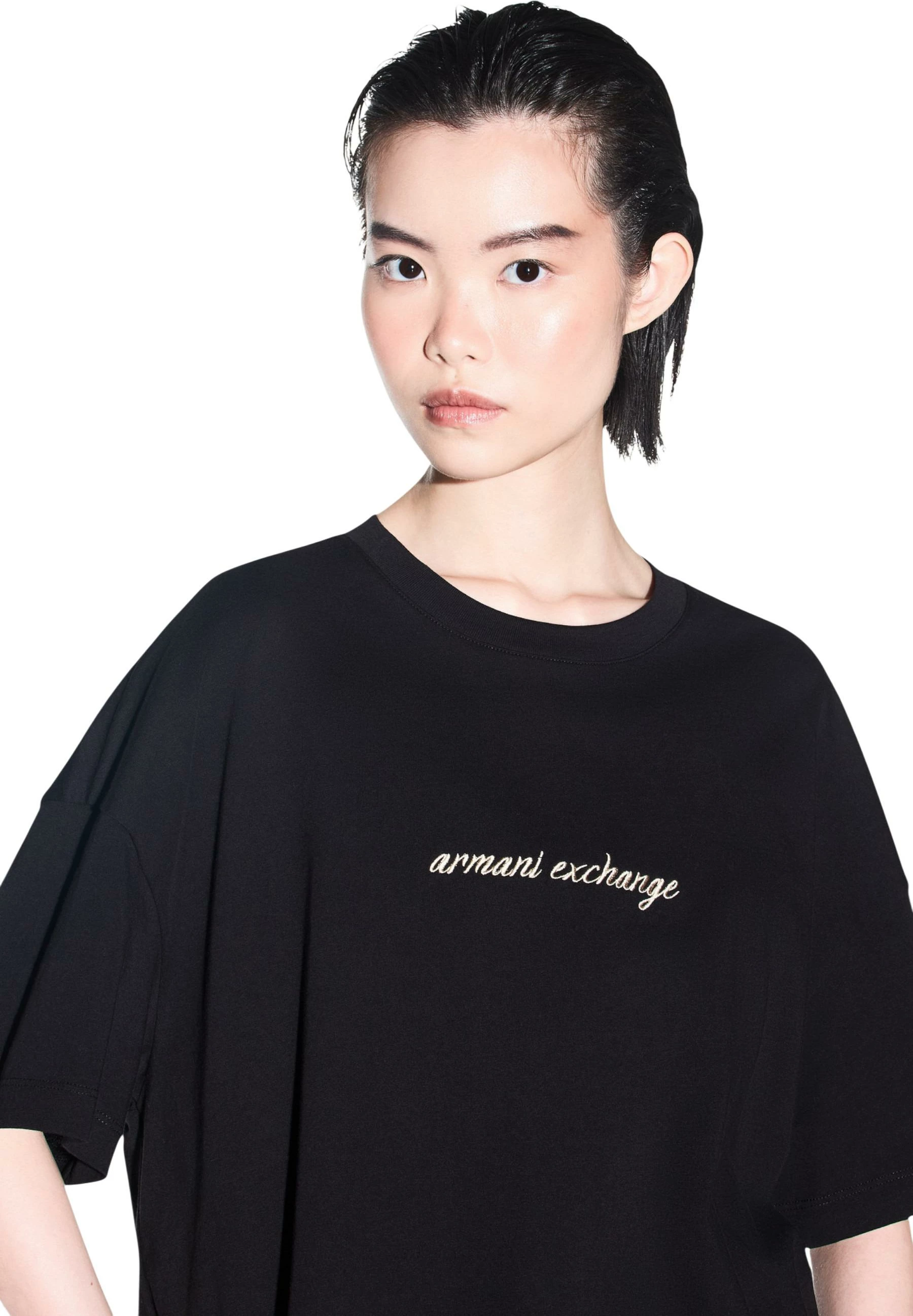 Maicë për femra Armani Exchange XW002766 AF10356, e zezë [Madhësia: M]